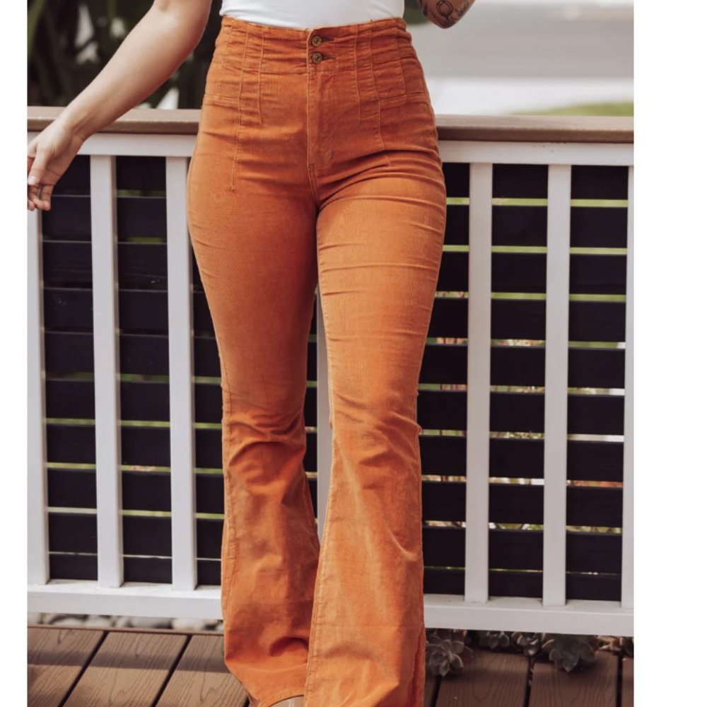 Free People Women's Jayde Cord Flare Jeans